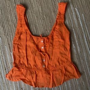 Urban Outfitters Orange Tank Top
